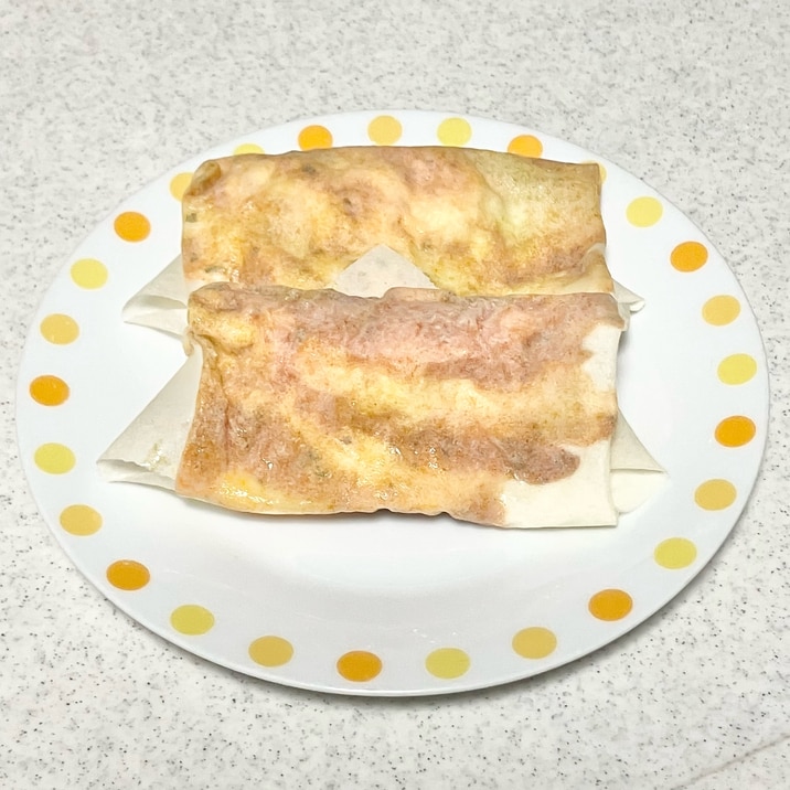 簡単☆春巻きの皮でブリトー